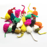 10Pcs/lot Rabbit Fur False Mouse Pet Cat Toys
